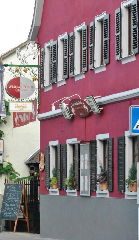 Hotel Weingasthof Zum weißen Roß Osthofen Exterior foto